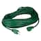 3-Prong Outdoor Extension Power Cord - 100' - Green